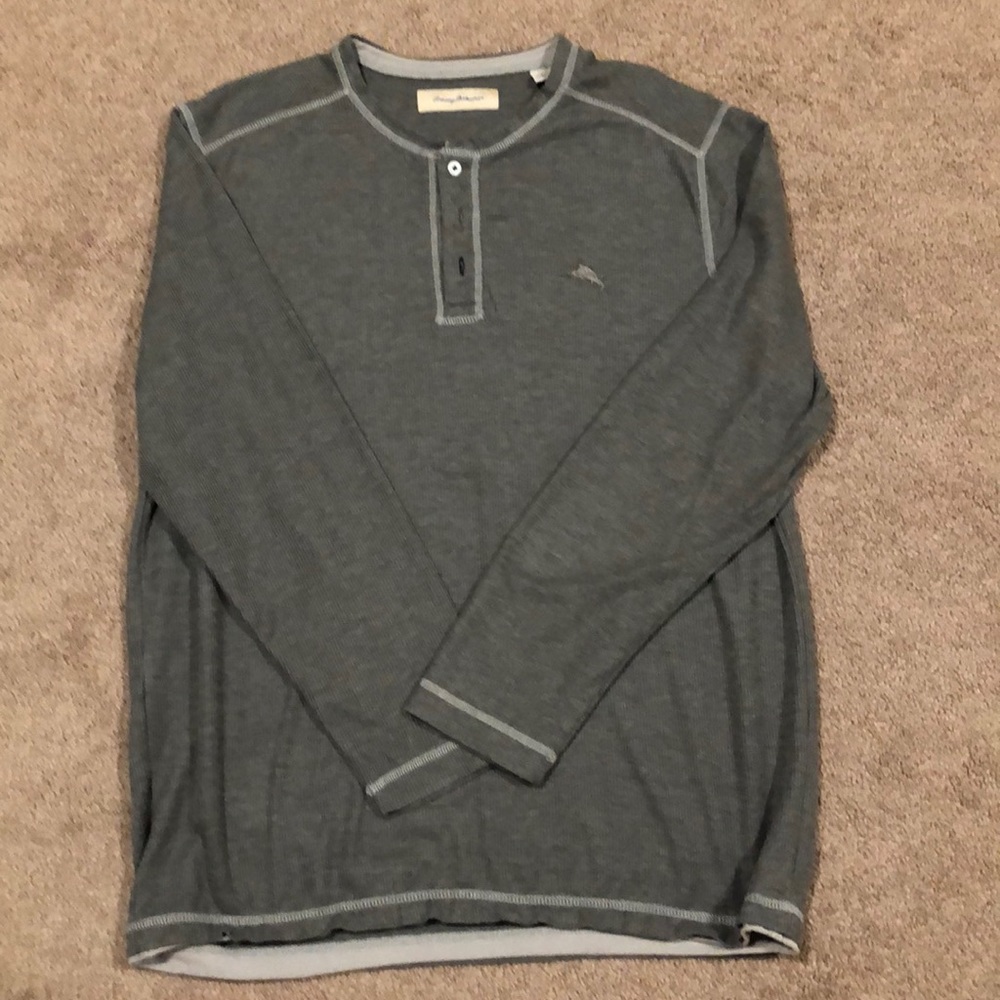 Men’s Tommy Bahama long sleeve Henley shirt
